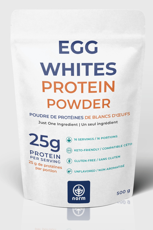 Egg White Protein Powder 500g/17.6 OZ – Pure Unflavored Egg Whites, Pasteurized & Keto-Friendly