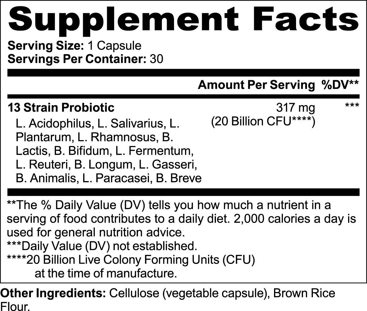 norm Probiotic 20 Billion